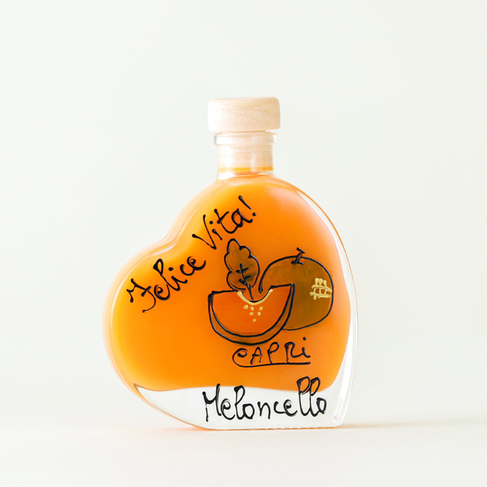 カプリピゥ メロンチェッロ 絵付けデザインボトル 「ハート」 50ml