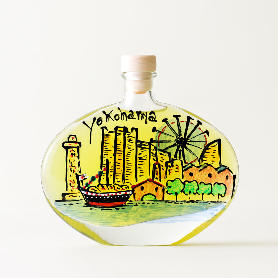 【20%OFF】 カプリピゥ リモンチェッロ 絵付けボトル 「横浜」 100ml