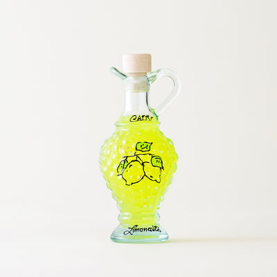 【5%OFF】 カプリピゥ リモンチェッロ 絵付けボトル 「ぶどう型水差し」 200ml