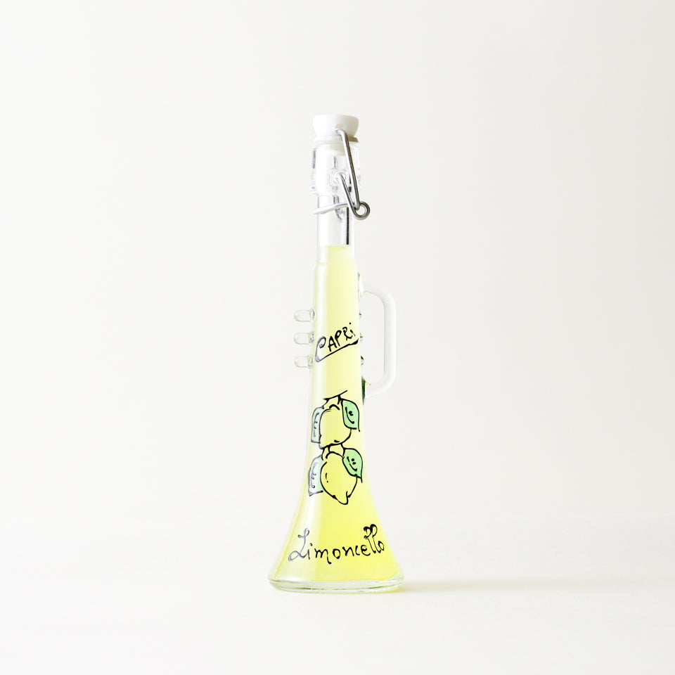 カプリピゥ リモンチェッロ 絵付けボトル 「トランペット」 40ml